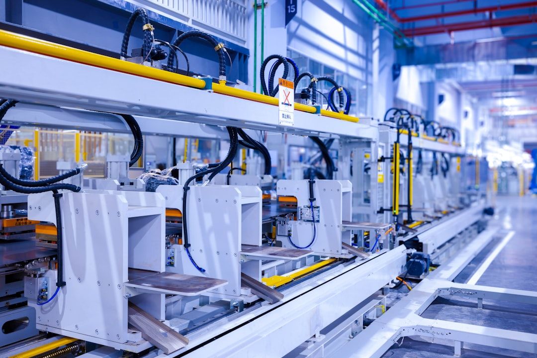 Automated fabrication line on a plant floor